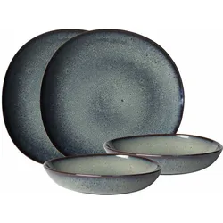 TAFEL-SET Lave Gris 4-tlg.