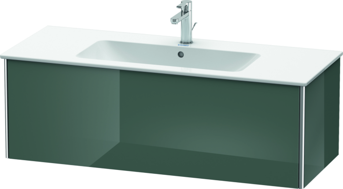 Duravit XSquare Waschtisch-Unterschrank XS407403838 121x40x47,8cm, 1 Auszug, Dolomiti Grey hochglanz