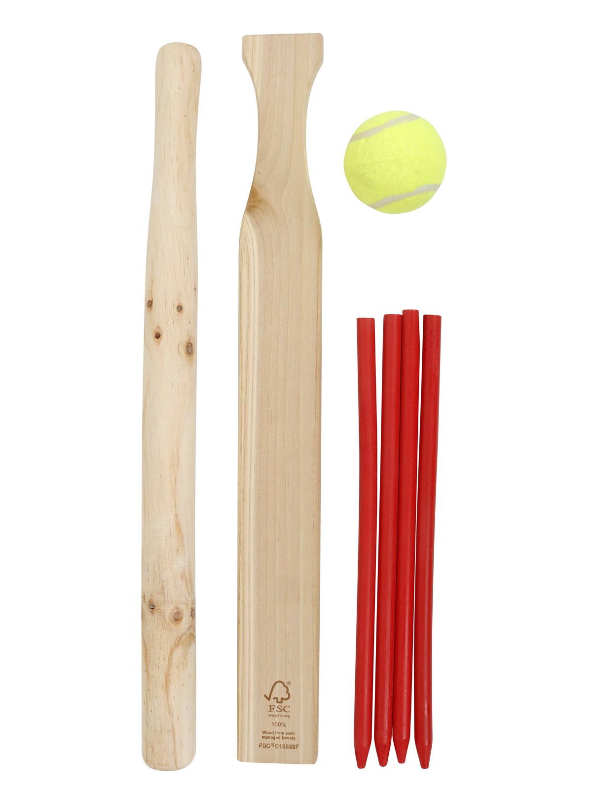 Wooden rounders set