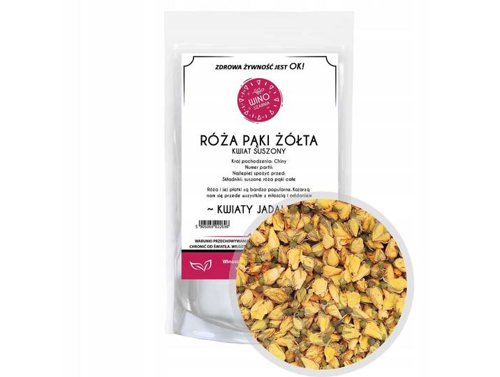 Bourgeons de roses jaunes séchés 1kg Fleurs comestibles naturelles pour tisane Fleurs comestibles