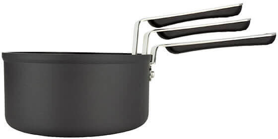 Commichef Stackem Hard Annodised Aluminium 3 Piece Cookware Set