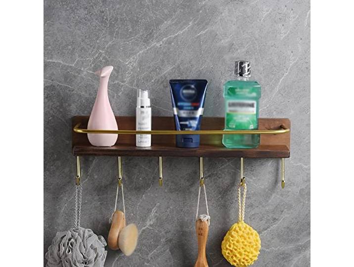 Regal mit Aluminiumhaken – Schwebendes Aufbewahrungsregal for(45cm Hook)