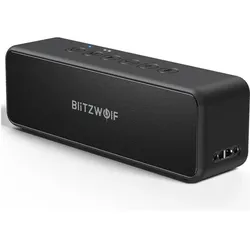 BlitzWolf BW-WA4 (20 h), Bluetooth Lautsprecher, Schwarz