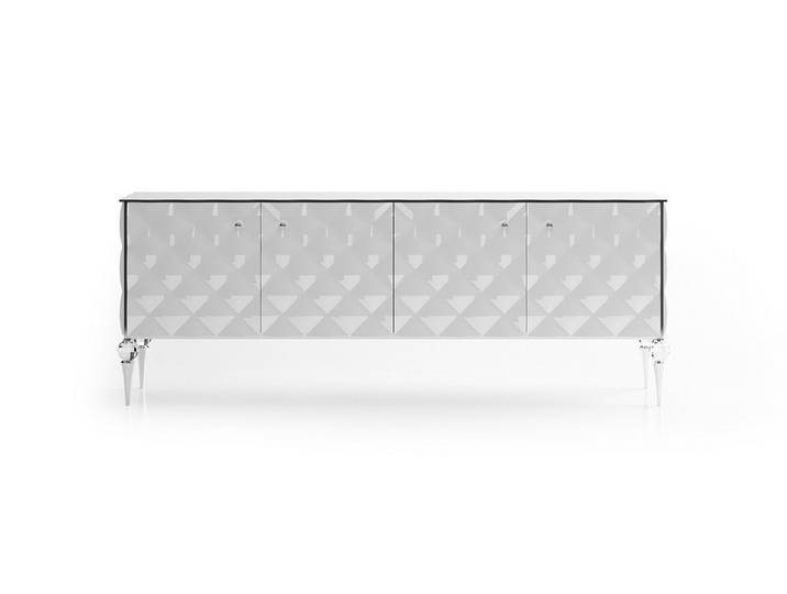 Xlmoebel Konsolentisch Weiße Holzkonsole von XLMOEBEL für modernes Wohnen (1-St., Konsole 240 x 50 x 94 cm), Made in Europa