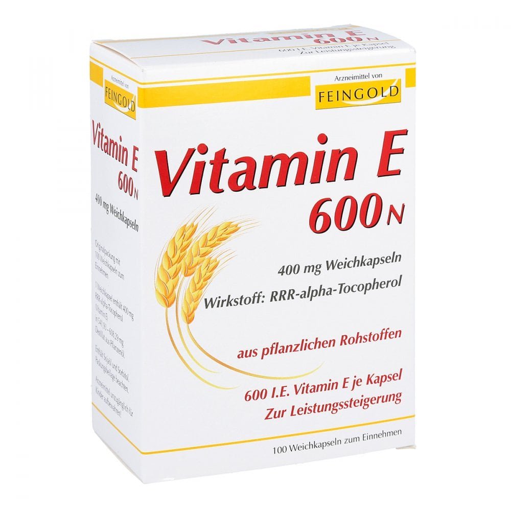 Burton Feingold Vitamin E 600 N Weichkapseln 11526165