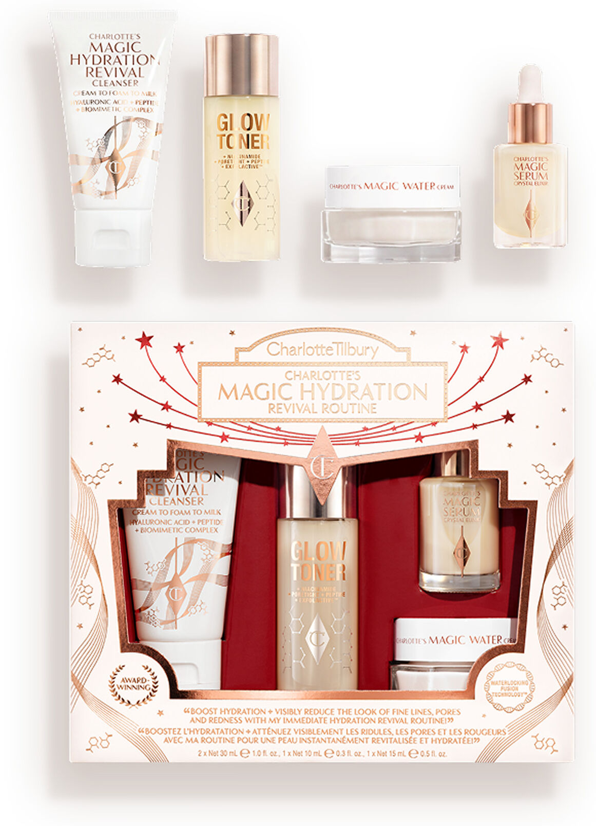 Magic Hydration Revival Routine - Skincare Kit Charlotte Tilbury 4122 Charlotte's Magic Hydration Revival Routine Size: