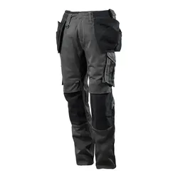 Handwerkerhose "KASSEL" Unique - 82C56 (EU 56) - dunkelanthrazit/schwarz
