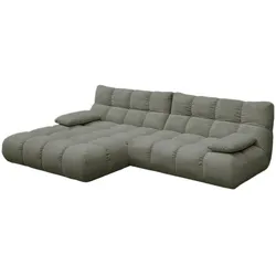 ECKSOFA VIVIEN Grün Cord