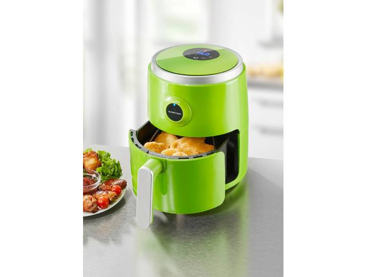 Energiesparende Heißluftfritteuse, Grün-Silber