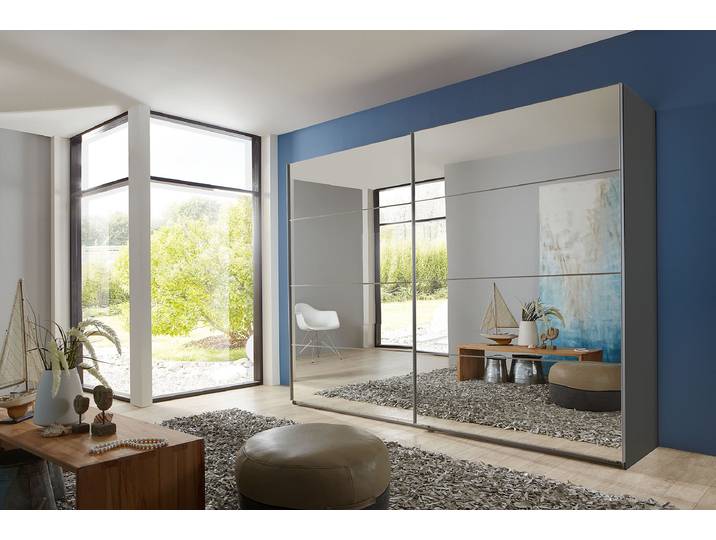 Schwebetürenschrank England Typ A 270 x 208cm Schwarz/Graphit