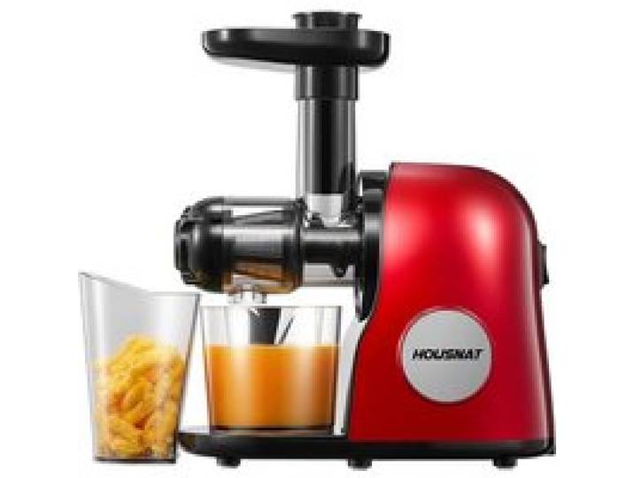 Extracteur De Jus Moteur Silencieux Avec Fonction Inverse Rouge