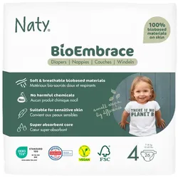 BioEmbrace Windeln - Gr.4 | 7-18kg 26Stk