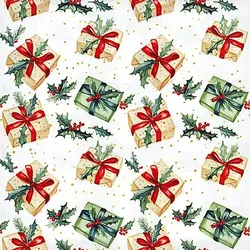 Papierservietten "Weihnachtsgeschenke", 33 x 33 cm, 20 Stück