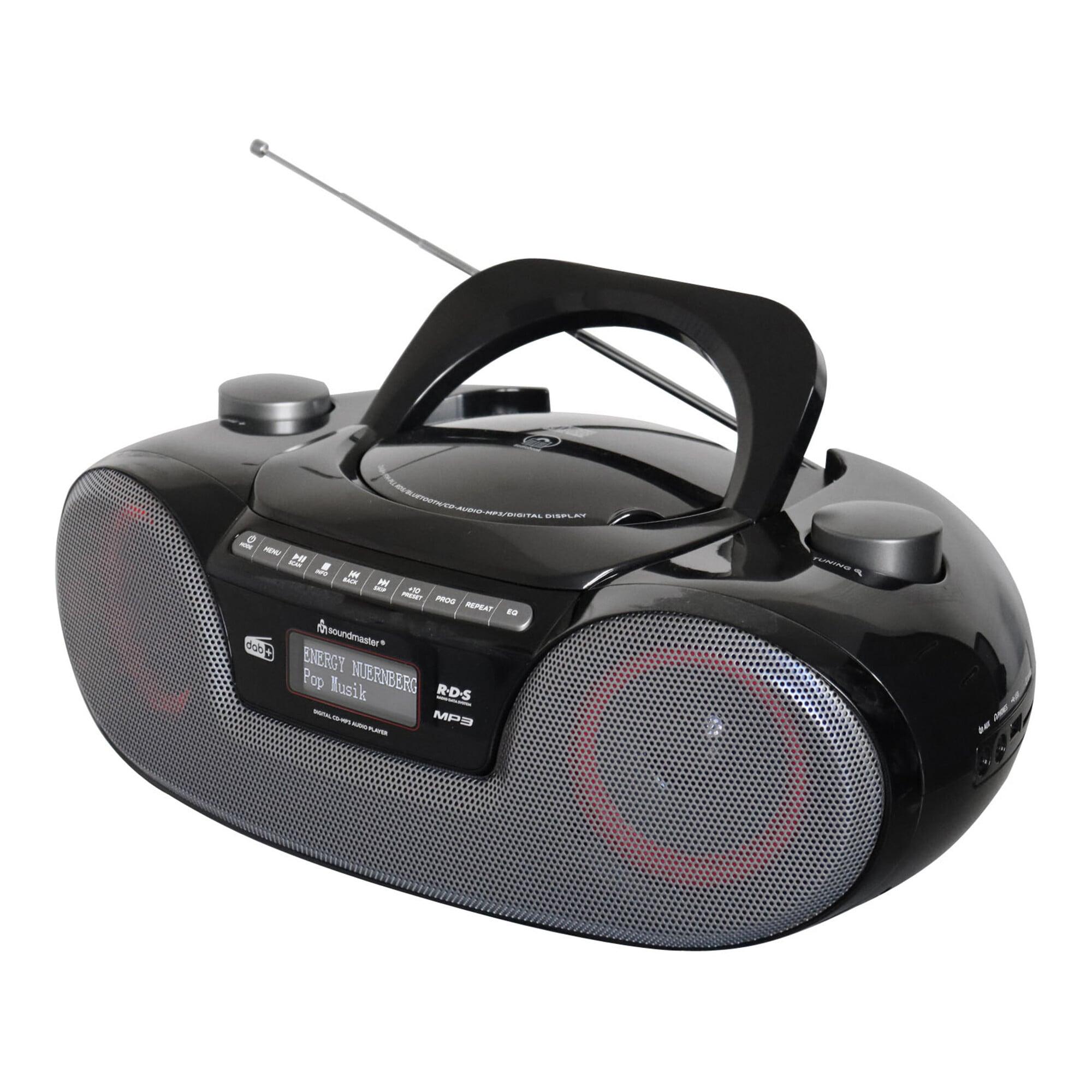 Soundmaster Boombox SCD8300SW CD MP3 USB schwarz)