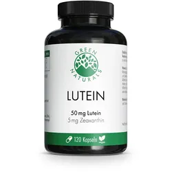 GREEN NATURALS Lutein 50mg+5mg Zeaxanthin veg.Kps. 120 St