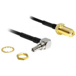 DELOCK 88466 - WLAN Kabel, SMA Einbaubuchse, CRC-9