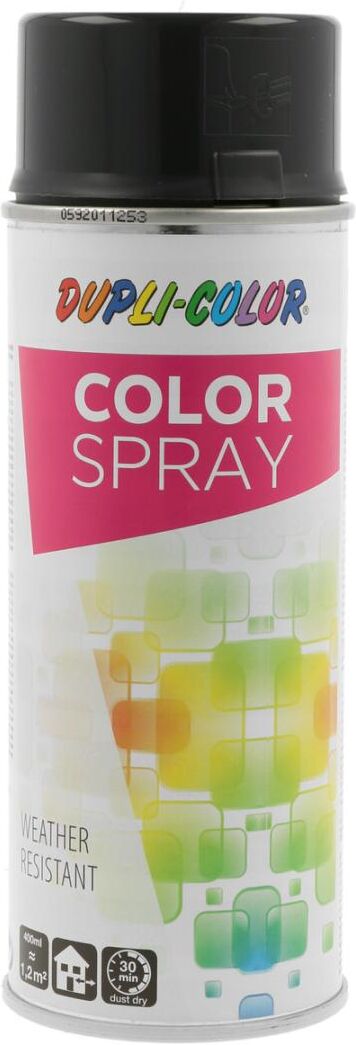 european aerosols DUPLI-COLOR COLOR SPRAY RAL 7021 schwarzgrau glanz, 400 ml
