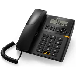 Alcatel Telefon stacjonarny T58 Czarny, Telefon, Schwarz