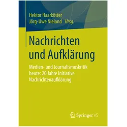 Nachrichten und Aufklärung, Fachbücher von Hektor Haarkötter, Jörg-Uwe Nieland