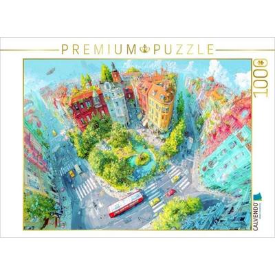 CALVENDO Puzzle Eine liebenswerte Stadt | 1000 Teile Lege-Größe 64x48cm Foto-Puzzle für glückliche Stunden