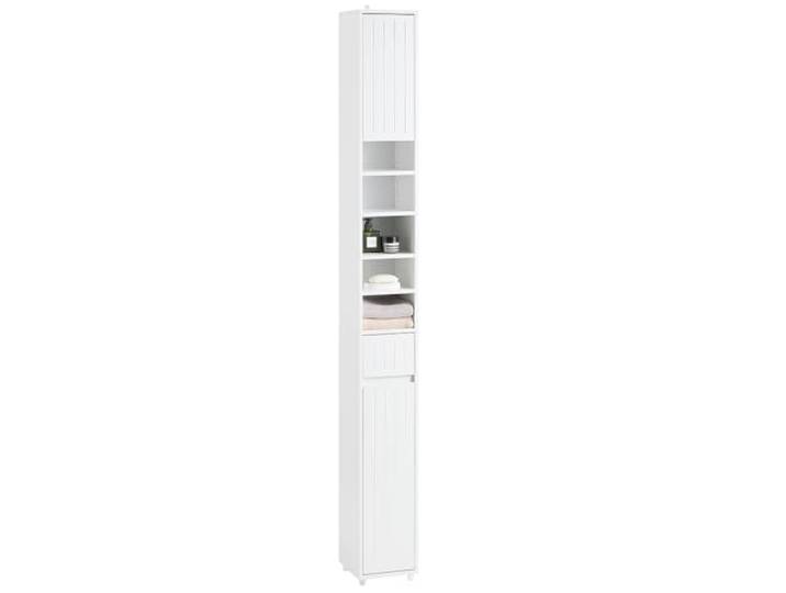 SoBuy Badezimmerschrank Schmaler Hochschrank 20x20x180cm für Kleine Bäder
