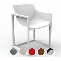 Vondom »WALL STREET« Outdoor Stuhl Lackiert Hochglanz / White