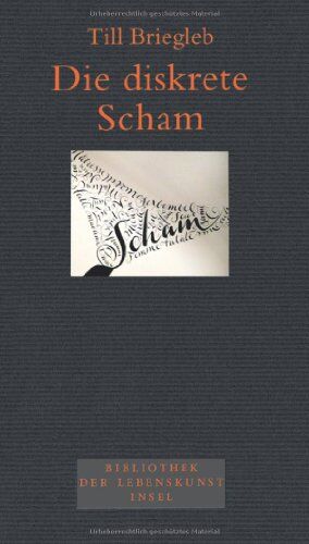 Till Briegleb - Die diskrete Scham - Preis vom 09.10.2026 07:28:09 h
