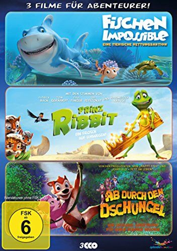Abenteurer-Box - Fischen Impossible/Prinz Ribbit/Ab durch den Dschungel [3 DVDs] - Preis vom 17.10.2026 19:25:27 h
