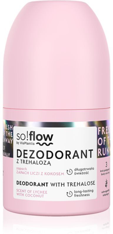 so!flow Deodorant déodorant roll-on pour femme Scent Of Lychee with Coconut 50 ml