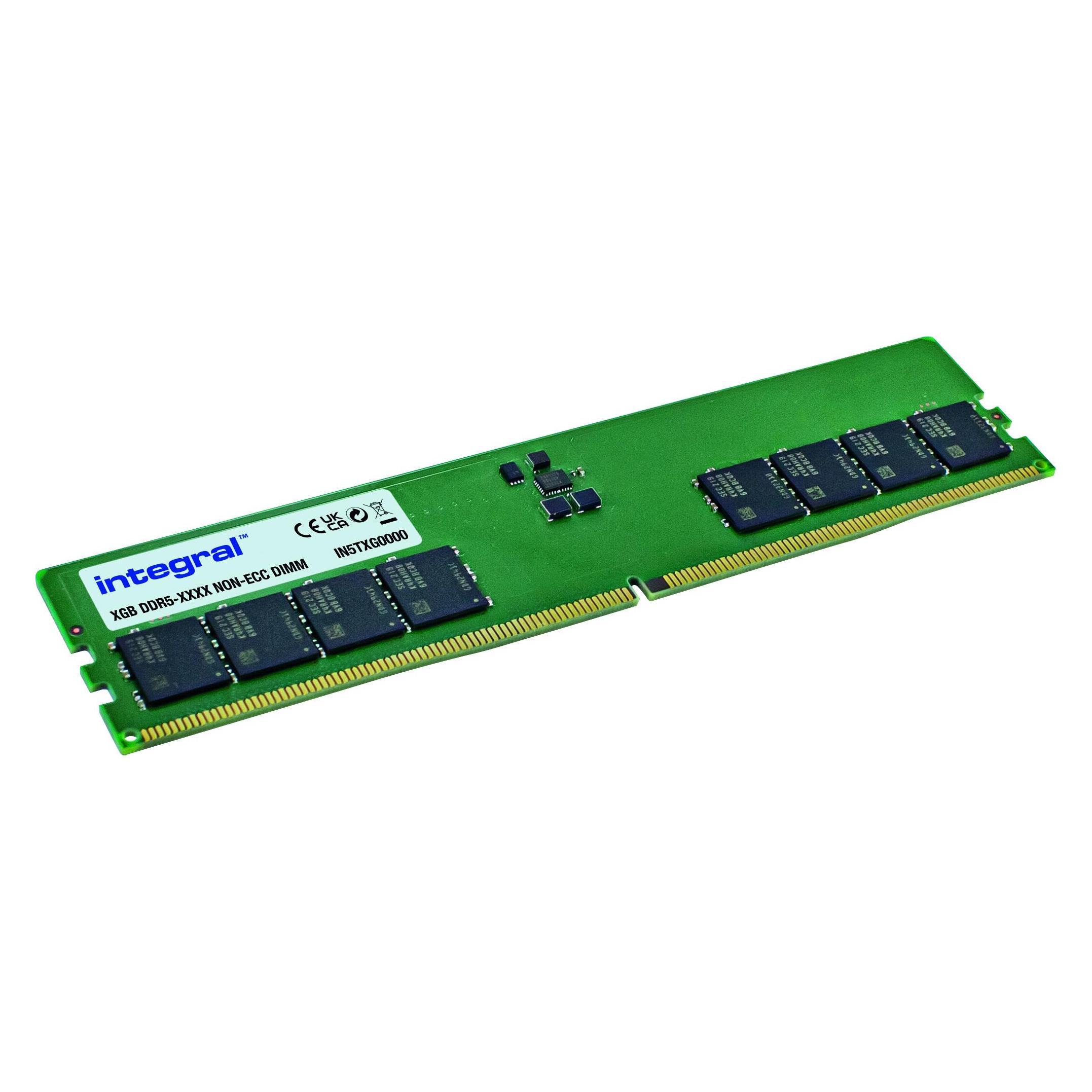 Integral IN5T8GNHLBX (1 x 8GB, 4800 MHz, DDR5-RAM, DIMM) (IN5T8GNHLBX)