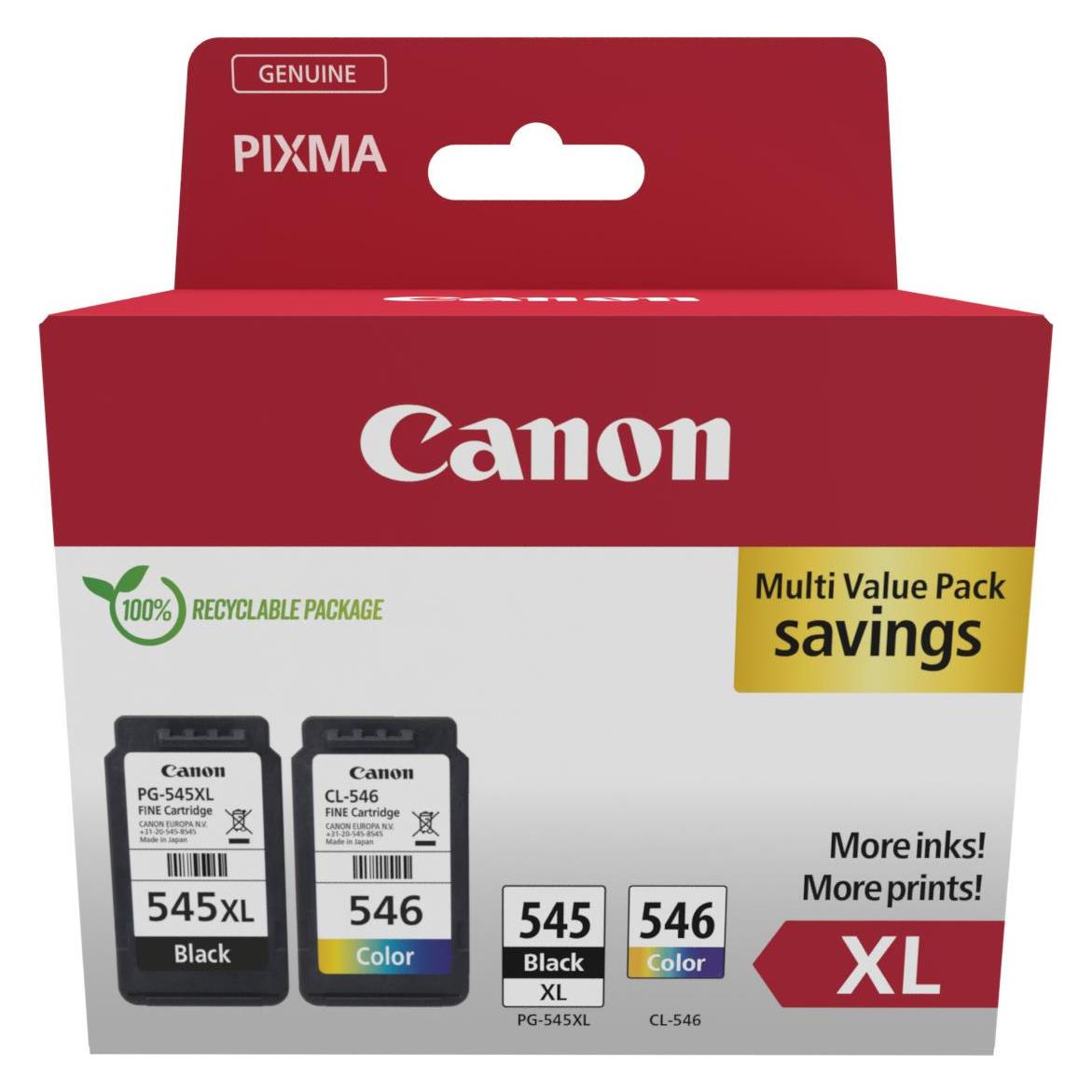 Canon PG-545XL/CL-546XL (BK, C, M, Y) (8286B012)