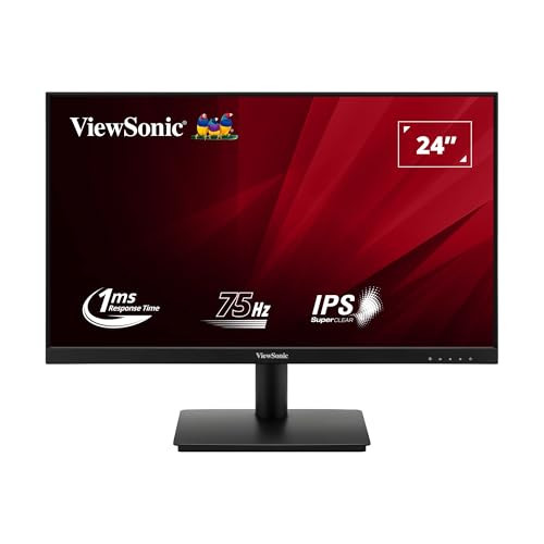 ViewSonic VA240-H-2 Monitor 60,5 cm (23.8 inch) Full HD 1920 x 1080 Pixels LED Zwart