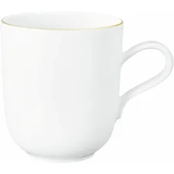 Seltmann Weiden Kaffeebecher LIBERTY GOLDRAND - B/H/T ca. 8.60x10.00x12.20