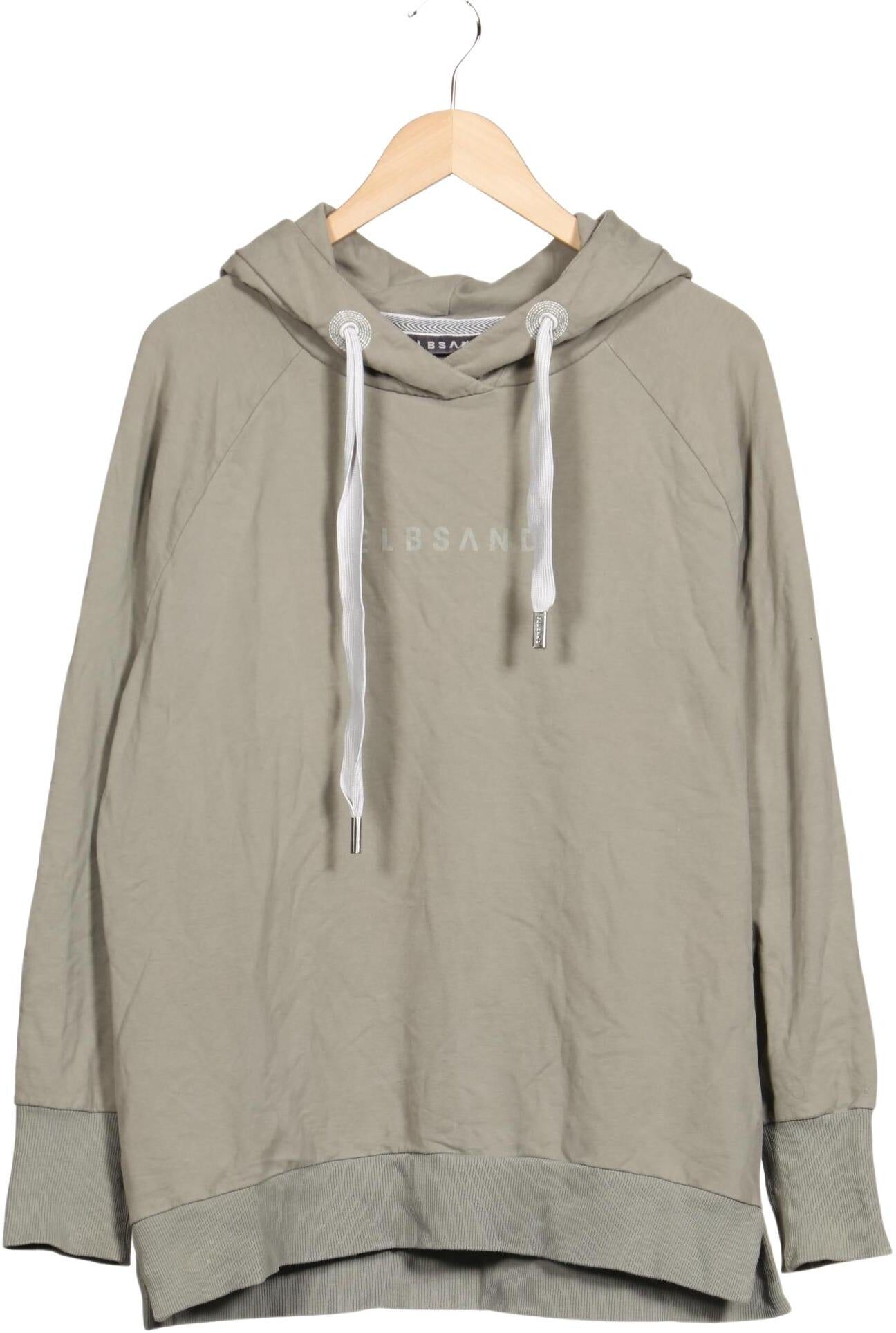 Elbsand Herren Kapuzenpullover, Grün, Gr. L, Baumwolle / Elasthan - Second Hand