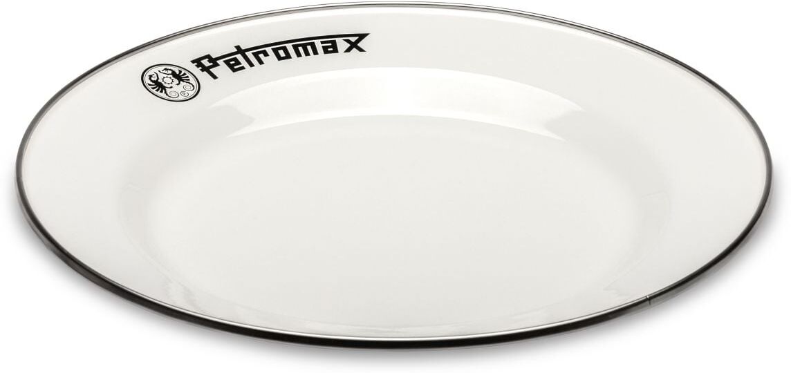 Petromax Teller Emaille 2er Set 26 cm weiss