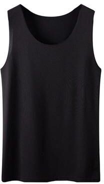 Uplifted Finds Women Ice Silk Seamless Racerback Tank Top l black