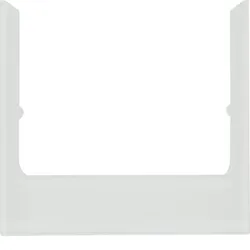 Berker 13196909 Designrahmen eckig Glas polarweiß
