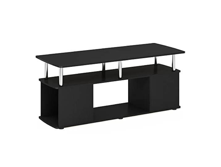 Furinno JAYA Utility Design Couchtisch, Americano/Chrom, 48 (D) x 119.9 (W) x 51.1 (H) cm