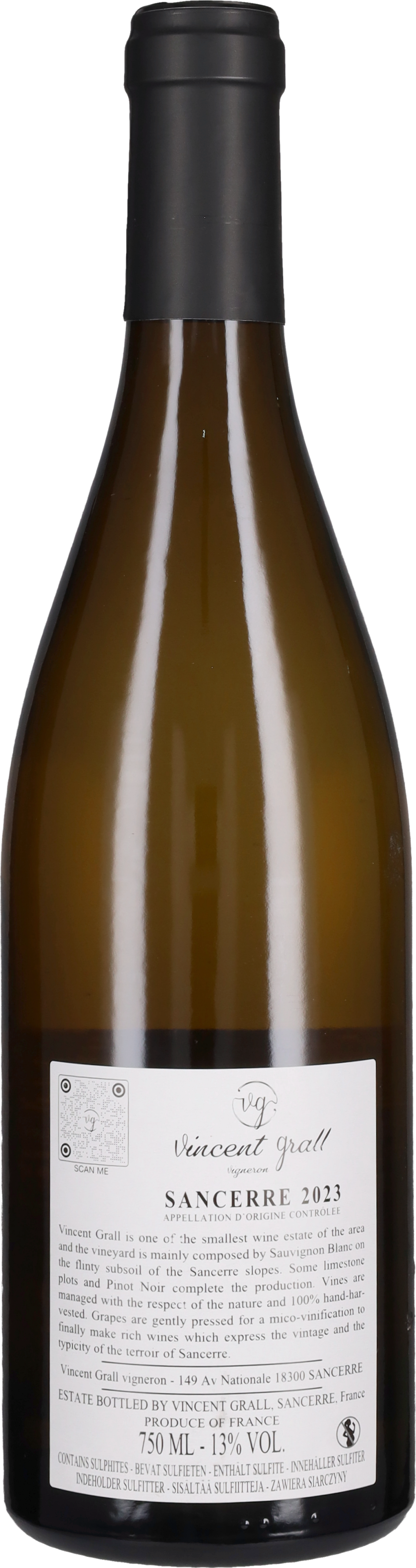 Sancerre 'Le Manoir' Vincent Grall 2023