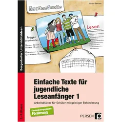 Einfache Texte für jugendliche Leseanfänger, Schulbücher von Jürgen Sanchez