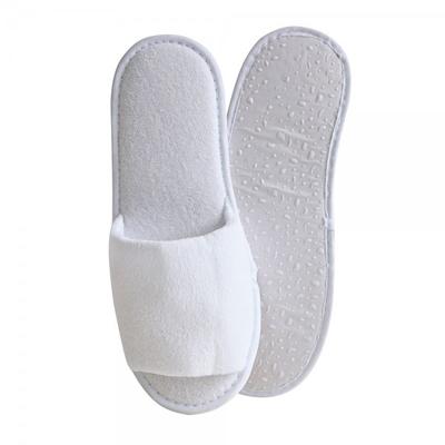 HYGOSTAR 10x10 Paar Slipper "Antislip" Weiss 28,5 cm lang Hotelslipper Hotelhausschuhe Gästehausschuhe Einwegslipper