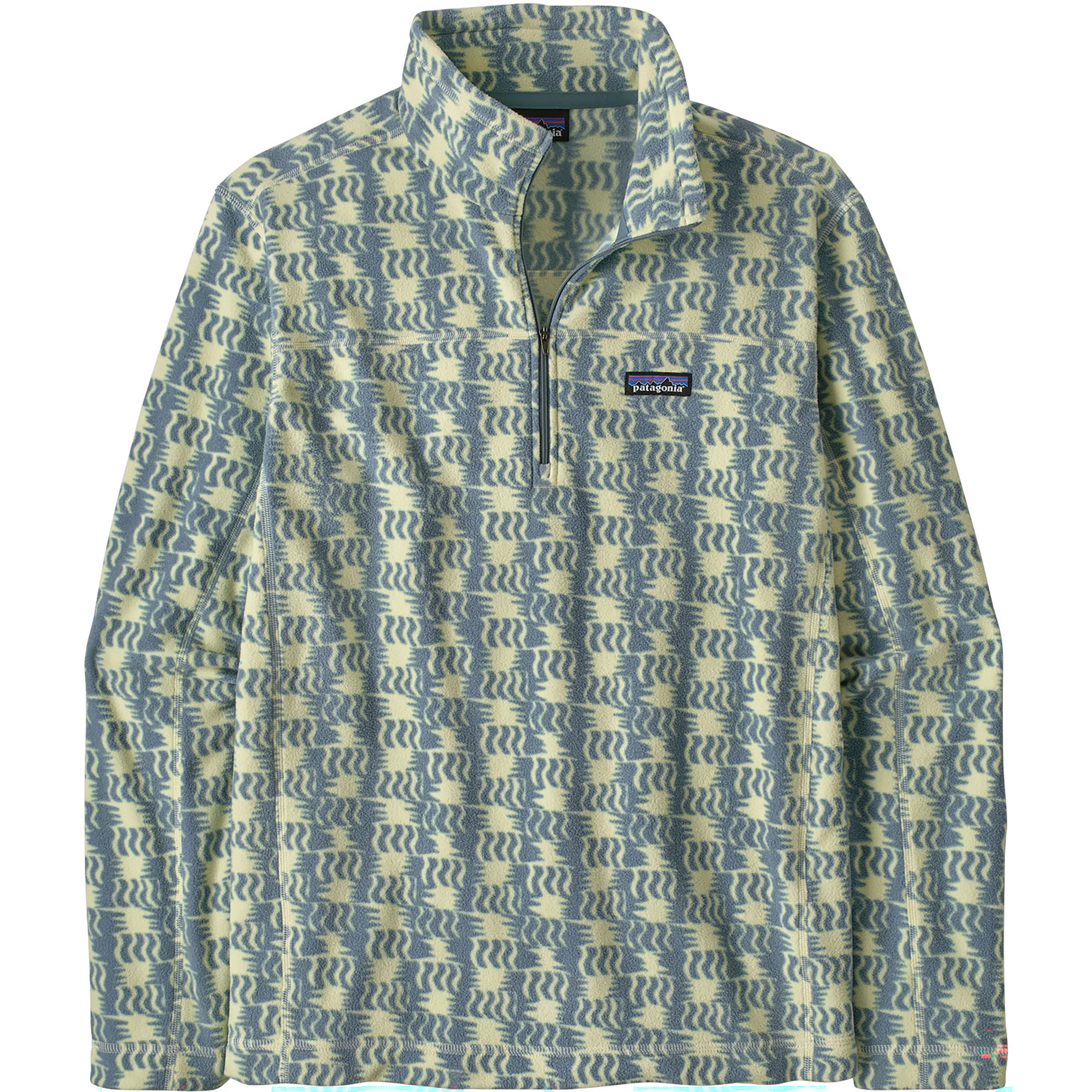 Patagonia Micro D Herren Pullover grau Größe M Trekking Atmungsaktiv