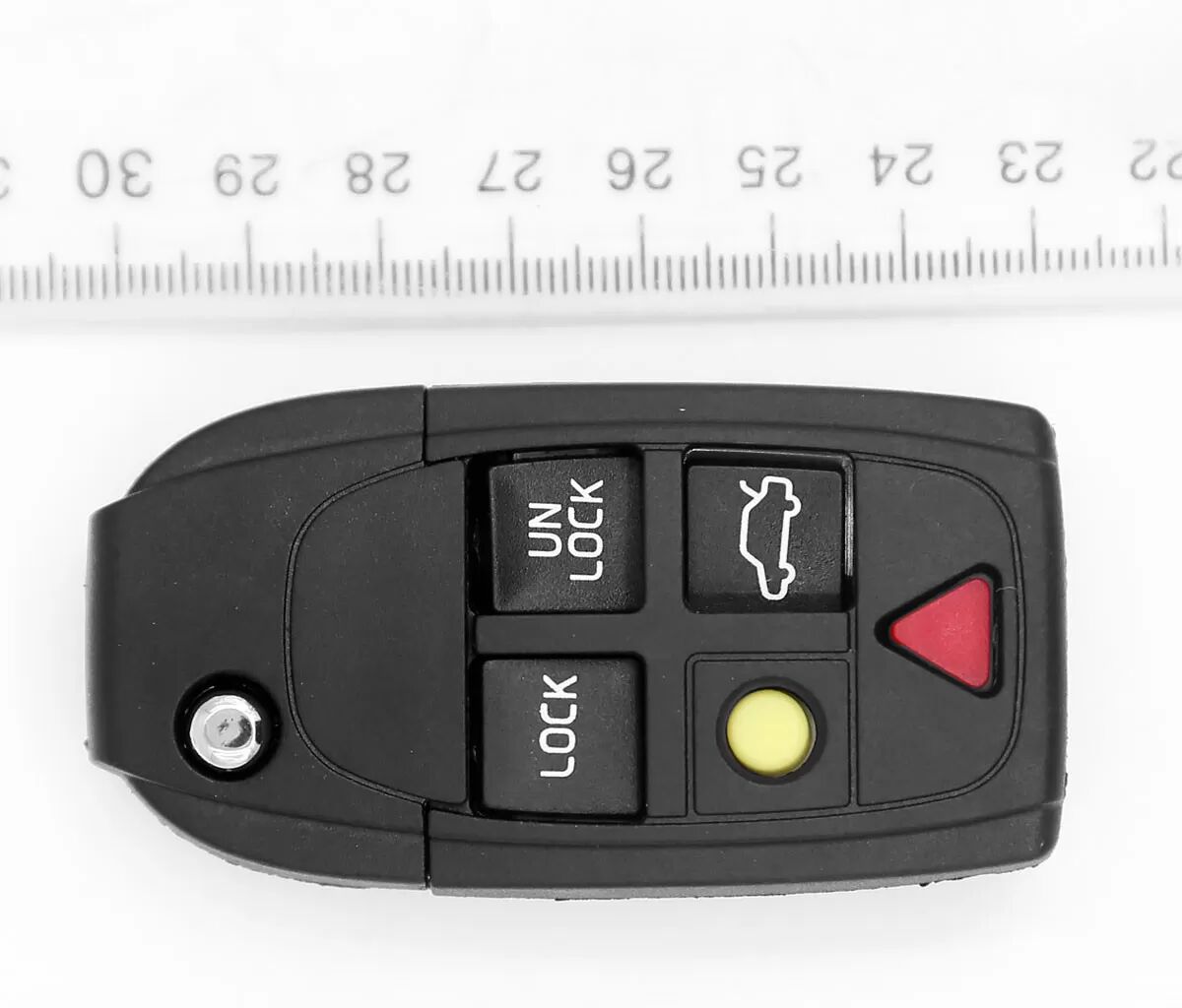 INF Autoschlüssel-Gehäuse für Volvo 5 Tasten schwarz