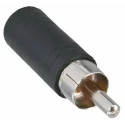 INLINE Audio Adapter, Cinch Stecker auf 3,5mm Klinke Bu, Mono