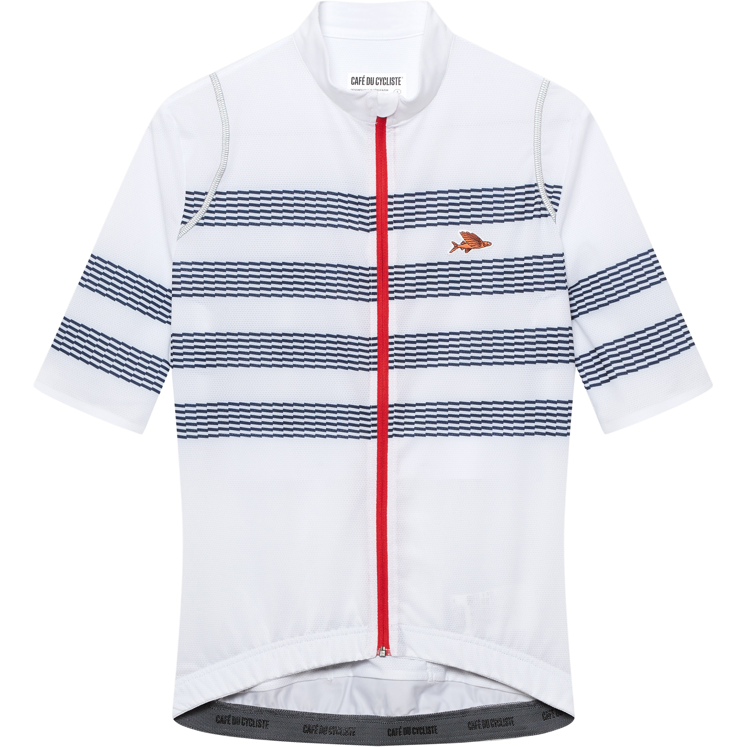 Café Du Cycliste Mona Trikot Damen Radtrikots weiss Größe L Rennrad Elastisch