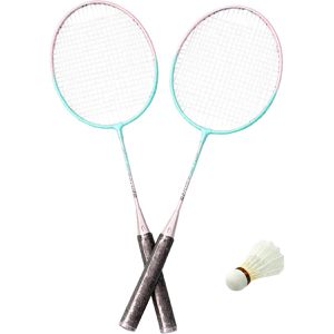 Best-Sporting Badmintonschläger Kids 41097, 4-teiliges Set, 2 Schläger, 1 Ball & Transporttasche