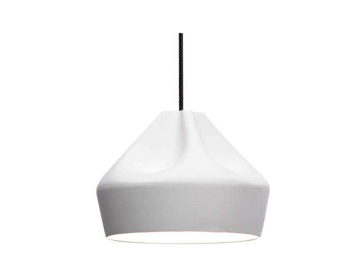 Pleat Box 24 LED Suspension Blanc/Blanc - Marset - Salon / séjour - Céramique