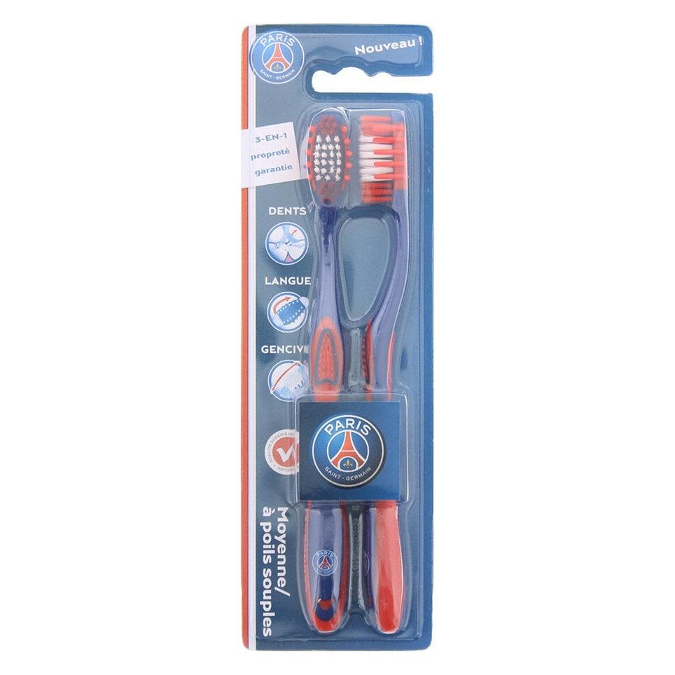 L'Oréal Paris L'Oreal Paris Set Duo, Epl, Paris Saint-Germain, Toothbrush, Blue & Red, 2 pcs Unisex (Mittel, 2x) (56584057)