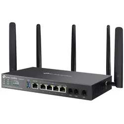 TP-Link Omada AX3000 Gigabit Desktop DSL Gateway DR3650V-4G, Router, Schwarz