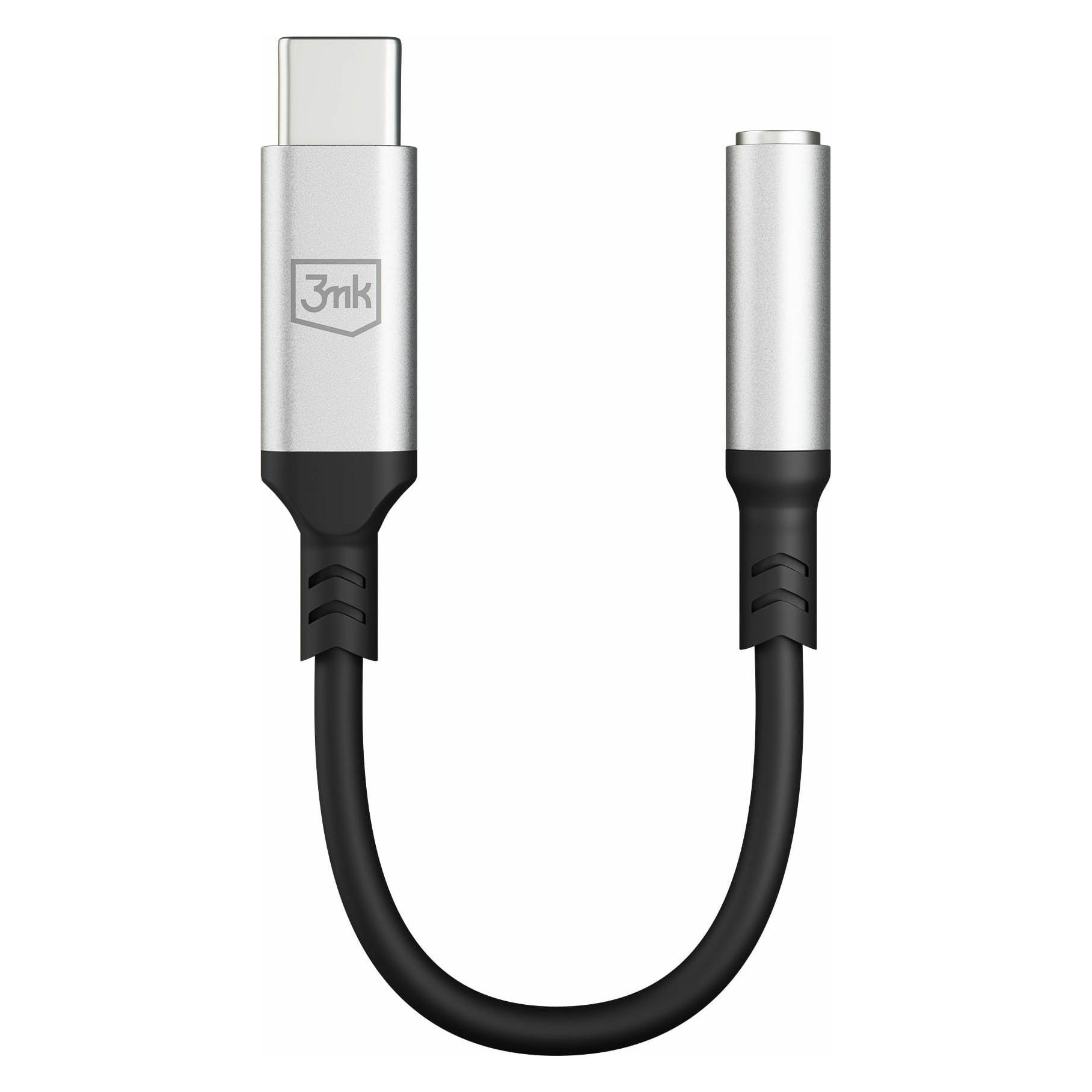 3MK USB C - 3.5mm Klinke (3mk Adapter USB-C - Jack 3,5 mm(1)-0)